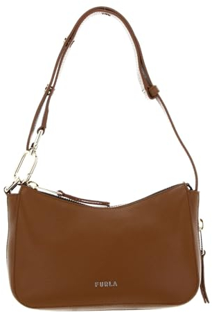 Furla Leder Schultertasche Skye Hobo Cognac H braun