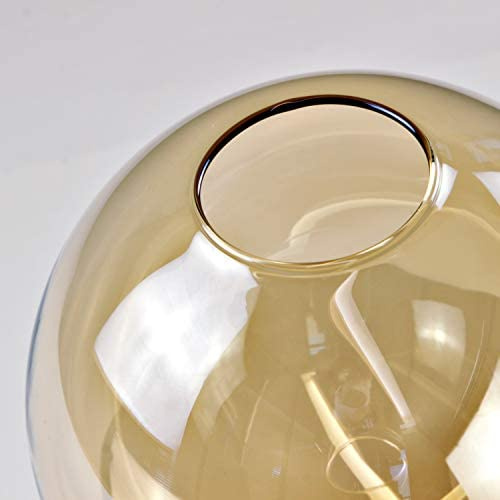 CBJKTX Bernsteinfarbener Glaskugelschirm | Flurlampe