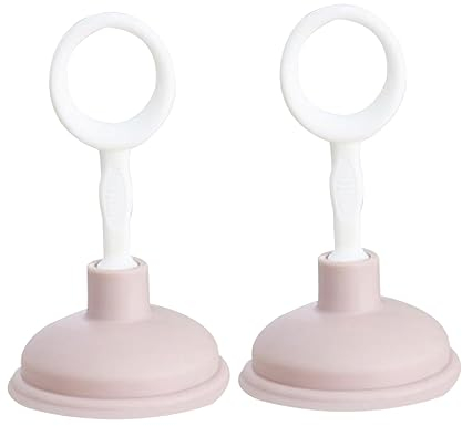 Cabilock 2piezas Draga De Tuberías Desatascador De Inodoros Herramienta De Limpieza Por Succión Para Inodoros y Tuberías Color