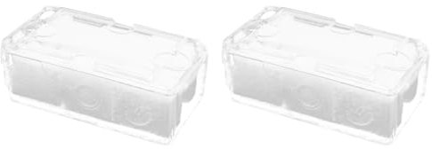 ABOOFAN 2 Pz Scatola Trasparente Per Orologi Porta Orologio Trasente Conservazione Dell'orologio Astuccio Trasparente Custodia Da Viaggio Gioielleria Animale Domestico Di Plastica Uomo