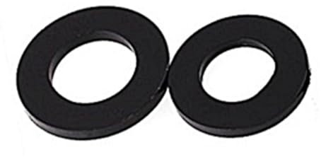 Unterlegscheiben DIN 125 Edelstahl Schwarz V2A - M1,6 M2 M2,5 M3 M4 M5 M6 M8 M10 M12 SCHWARZE Unterlegscheiben (10, M 12)