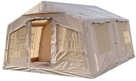SUYUDD Luftzelt, aufblasbares Campingzelt für 5–8 Personen – Outdoor-Glamping-Zelte, wasserdicht, einfacher Aufbau – Oxford-Zelt, Luftaufblaszelt für Musikfestivals, Partys