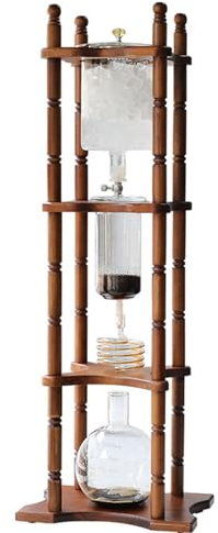 Cold Brew kaffebryggare, 3000 ml stor kapacitet kompakt glas kaffedropp Ice Drip kaffetorn, bärbar hushålls isdropp kaffekanna