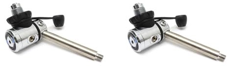 Uhidka 2X Tauchen Lenker BCD Atemregler Griffstange für Feste Wartung Der Ersten Stufe Robust