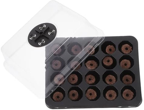 Happyyami 1 Satz Kindergarten-Box-Set blumenlieferung Kleiner Vermehrer Anlasser Starterbecher für Pflanzenkeimung Gartenpflanzwerkzeug Keimschale für Pflanzen Starter-Tabletts Baumwolle