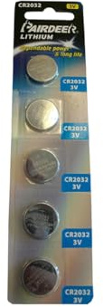 Batteria a bottone 1,5 V AG5 LR754, confezione da 4 pezzi, ideale per dispositivi elettronici e giocattoli.
