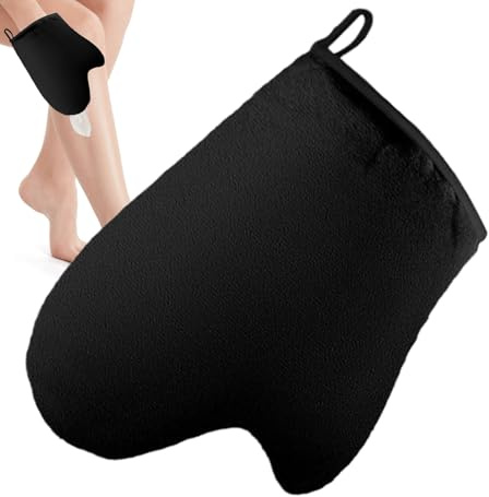 Selbstbräunungs-Handschuh,Bräunungs-Auftrags-Handschuh | Maschinenwaschbarer Ultraweicher Flock-Applikator Mit Daumen Für Sprühlotionen Mousse Gesicht Damen Herren