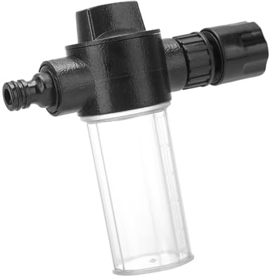 Adjustable Car Wash Foam Sprayer, Multi-Purpose Hose Feeder Attachment, Durable and Solid Hose Pipe Spray Gun with Soap Dispenser, for Car Washer, Pet Shower, Plant Watering and Others