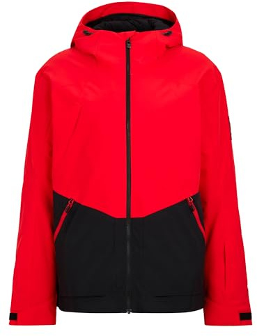 Ziener Tobin-z Giacca da Sci/Snowboard, Traspirante, Impermeabile, Rosso, 60 Uomo