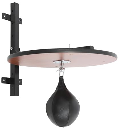 Dettchan Speed Bag Plattform Kit Heavy Duty Boxing Training Ausrüstung Punching Ball Verstellbarer Speedbag Platform Höhenverstellbare Profi Speedball Set für Hause Fitnessstudios Unternehmen Schulen