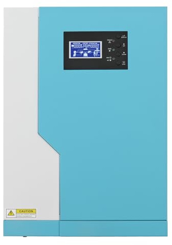ANKROYU Onduleur Solaire 3500 W 5500 W MPPT à Onde sinusoïdale Pure avec écran LCD pour Maison, Camping-Car, système Hors réseau, Chargeur Solaire Haute efficacité, convertisseur d (MPS-V-Plus-5.5KW)
