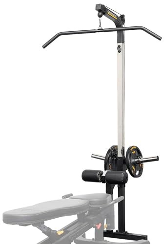 Powertec Fitness Workbench LAT Tower Attachment, Black - Premium Workout Equipment for Home Gym - Compatible Only with Powertec Products - Durable Strength Training Equipment for Home Gym, Garage Gym