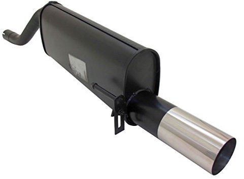 Novus Sportauspuff Endschalldämpfer Gruppe N A1151E90RL mit Endrohr 1 x 90mm RL-Design