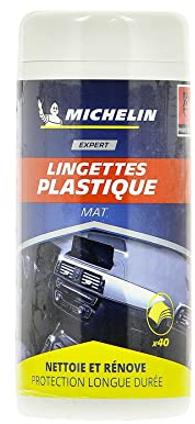 MICHELIN 008887 Boîte de 40 Lingettes Plastiques Satinés