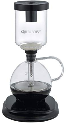 [Factory Store] QUEEN SENSE Patented Siphon/Syphon Coffee Maker Electric Vacuum Coffee Pot CM0601 (Siphon Coffee Maker)