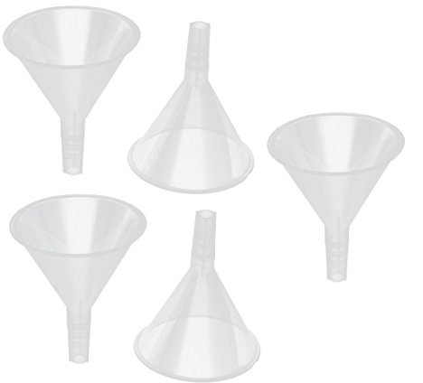 Aexit Strumento di riempimento di imbuto di plastica imbuto di plastica 'acqua 'olio del laboratorio della casa del diametro di bocca di 5pcs 6cm ID: 933894