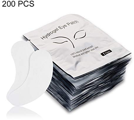 200 Paar Augenpads für Wimpernverlängerung, Eye Pads Profi Augen Patch mit Dynamische Passform für Wimpernverlängerung Eye Extensions Augenwimper Beauty, augenmaske augenpads augenringe entfernen