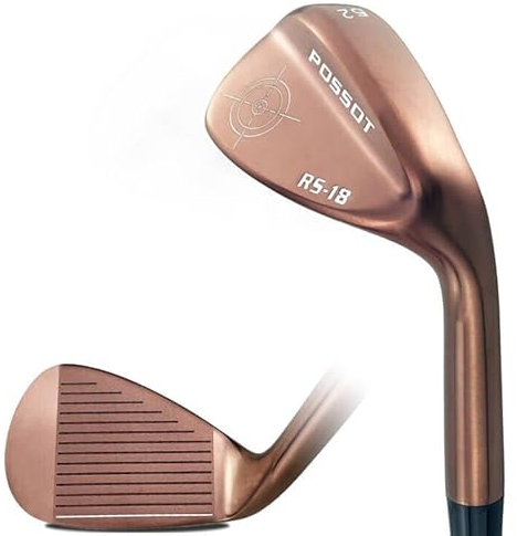 POSSOT 52° Gap Wedge for Man & Woman Right Hand with Micro Grooves, Copper