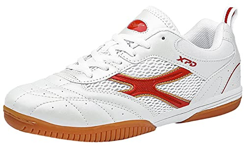 ZHENSI Tischtennisschuhe Herren Damen Indoor Sneakers Anti-Rutsch Leicht Atmungsaktiv Weich Für Kinder Erwachsene