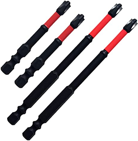 Lot de 4 embouts de tournevis cruciforme magnétiques spéciaux pour électricien FPH2