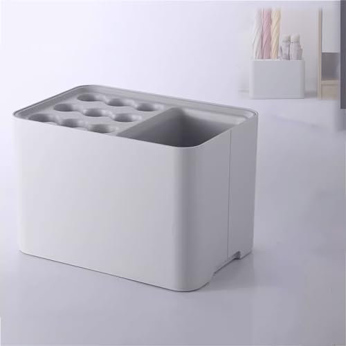 Paragüero Moderno Y Sencillo El Plastico, Tiene Capacidad para 15 Sombrillas, con Bandeja De Drenaje Extraíble, Adecuado para Hogar, Hotel, Restaurante, Oficina (Size : Grey)