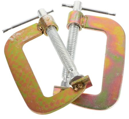 AUTSUPPL 2pcs Heavy Duty g Clamp Woodworking Jig Metalwork Clamp for Desk Mounting