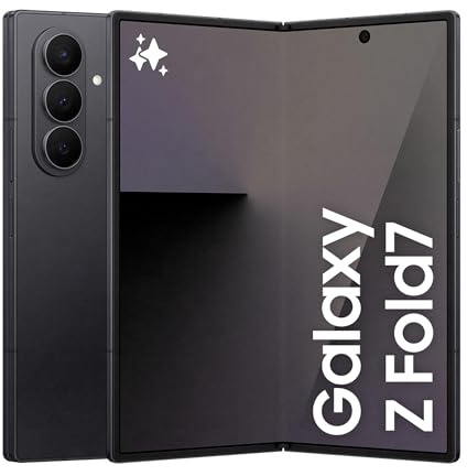 Samsung Galaxy Z Fold7 Smartphone AI pieghevole, 3 anni di Garanzia del produttore, RAM 16GB, 1TB, Display 6,5/8, Camera 200MP, Batteria a lunga durata, Jetblack [Versione italiana]