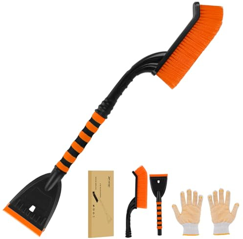 2 in 1 Ice Car Snow Brush and Ice Scraper/26.8 Window Scraper Deicer