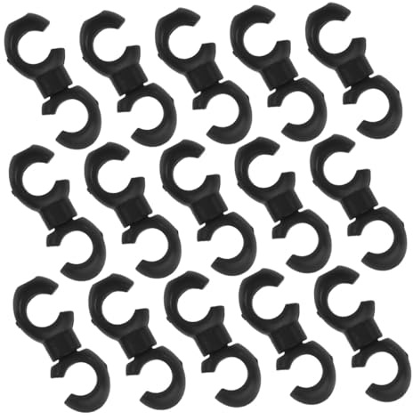 Cabilock Clip per Cavi Freno Bici Supporto Facile da Installare per Cavo Freno in Plastica Nera 50 Pezzi per Gite in Bici e Tragitti Quotidiani