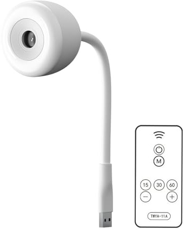 Zunetsutock Lámpara De Proyector De Luna USB - Luz Nocturna Multifuncional Con Brillo Ajustable Y Control Remoto, Crea Una Atmósfera Mágica | Iluminación Ambiental Para Decoración De Dormitorios
