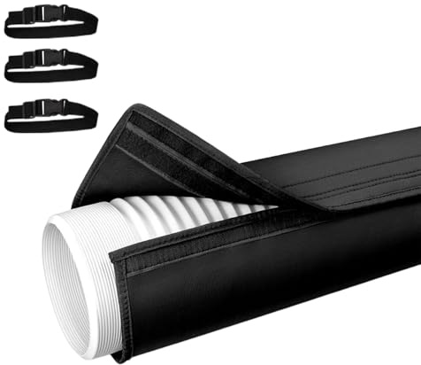 Copertura per tubo condizionatore portatile - Rivestimento Antipolvere per Tubo AC | Avvolgimento per tubo di scarico AC,per proprietari di case, inquilini, tecnici, ufficio domestico, scuola, apparta