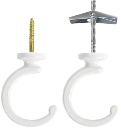 Deckenhaken – Haken für robuste Pflanzen, Gai für Pflanzen, Befestigung für Pdareten, Spaltwandbefestigungen, unsichtbare Schrauben für Kletterwände, Clips, Wandschrauben für Balkon Terrasse G