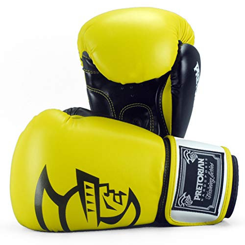 HiXB Muay Thai Boxhandschuhe Sparring Trainingsleder Taekwondo,OolorB