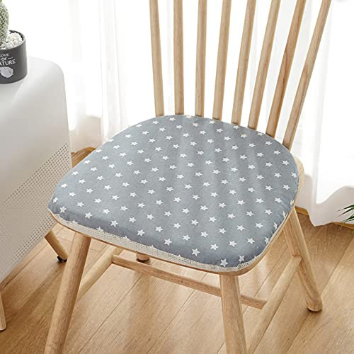Homerich Essstuhl Kissen Pad Komfortabel Gartenstuhlkissen Weich Küche Kissen Sitzkissen Anti-Slip Esszimmer Stuhlkissen Für Schaukelstuhl Wohnzimmer Restaurant Startseite Terrasse Küche-Q L40xw42cm