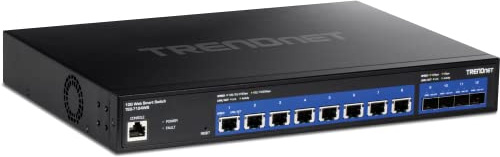 TRENDnet TEG-7124WS Switch di Rete Gestito L2/L3/L4 10G Ethernet (100/1000/10000) 1U Nero