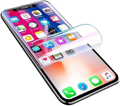 LXEEOLX Lot de 2, Hydrogel Protection Ecran pour iPhone 13/ iPhone 14 / iPhone 16e, HD Transparent Souple TPU Film, Incassable et très durable -Anti-Rayures -Sans Bulles -Facile à Installer