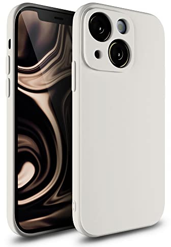Etuano för iPhone 11 skal silikon, mobiltelefonskal med kameraskydd mikrofiber, reptåligt allroundskydd fodral (beige, iPhone 11)