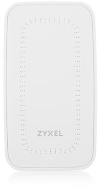 Zyxel AX3000 WiFi 6 Dual-Radio NebulaFlex Pro Wall-Plate Access Point | 2x2:2 MU-MIMO, Wall Plate mounting, 3 porte LAN Including 1 with PoE 5W pass through | PoE+ (802.3at) [WAX300H]
