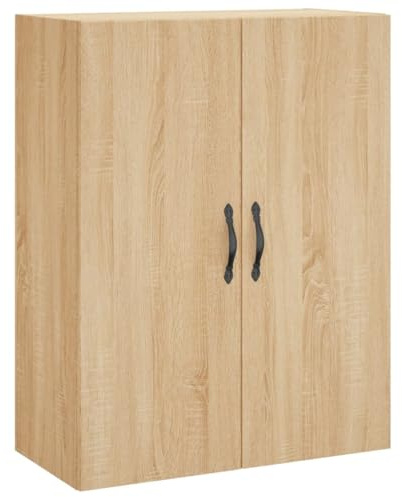 vidaXL Wandschrank Sonoma-Eiche 69,5x34x90 cm Holzwerkstoff