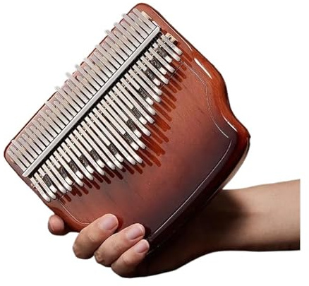 Kalimba Mini-Instrumententasten aus massivem Buchenholz, professionelles Daumenklavier, chromatische Skala, Anfänger, Kalimba-Musik (Color : 2)