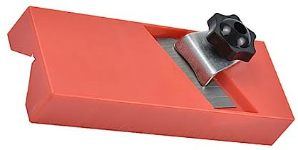 Cepillo Rojo de Acero para Biselado Manual Carpintería y Plástico