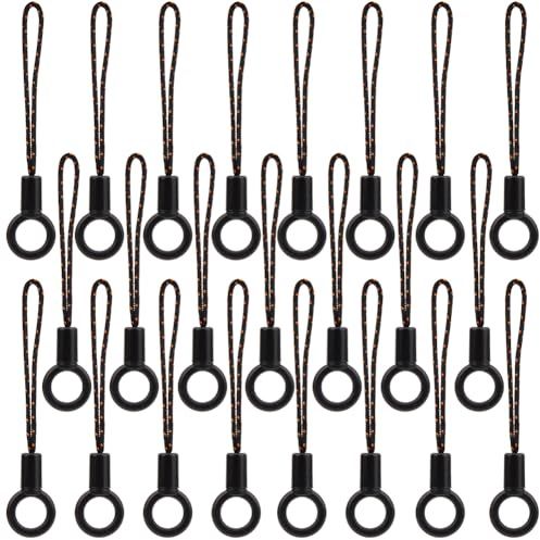GORGECRAFT 100Pcs Lanyard Phone Ring Strap 9cm Long Nylon Cell Phone Finger Ring Grip Holders Strap Charm Cords with Silicone Ring for Mobile USB Flash Drive MP3 Keychain Keyring DIY