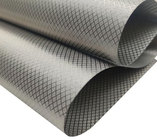 KSQP RF-Abschirmgewebe RFID-Strahlungsabschirmung RF-Signalblockierendes Material RF Signals Reduzieren Block, Absorbiert EMF EMI RF für Tasche/Geräteabdeckung Strahlung Computer,silver-1m