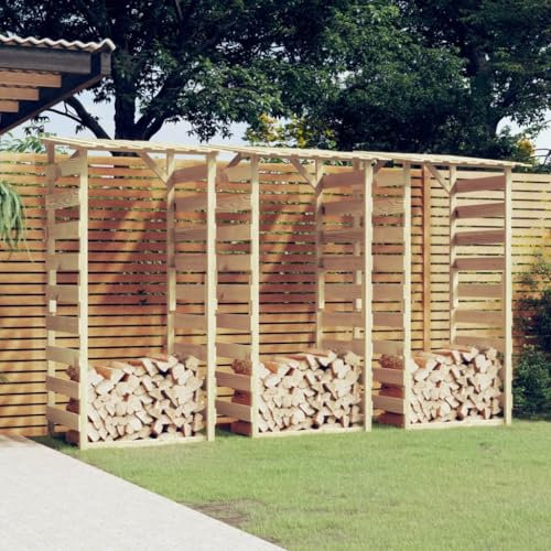 Homgoday Pérgolas con Techo 3 uds Madera Pino impregnada 100x90x200 cm Carpa de jardín Carpa de Fiesta Cenador Jardín Pabellón Pérgola Carpa