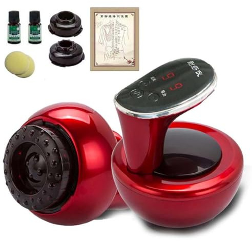 Solielab Cellulite Machine, Cellubye - Electric Cellulite Suction, Elektrische Schröpfen Set, Cellulite Massager, Anti Cellulite Massagegerät Elektrisch Absaugung mit 9 Stufen Einstellbar
