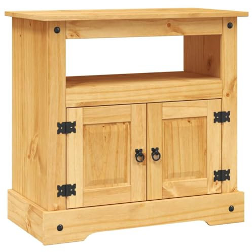 BOWEKAM Home & Garden TV-Schrank aus mexikanischem Kiefernholz, Corona-Serie, 80 x 43 x 78 cm, Möbelwahl