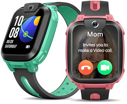 imoo Z1 Kids Smart watch, Video Calls, GPS, SIM, SOS, IPX8, Secure System | HD Video Call, VoLTE, Chat, GPS Tracking, SIM Supported, SOS Emergency, Camera, Class Mode, Secure System