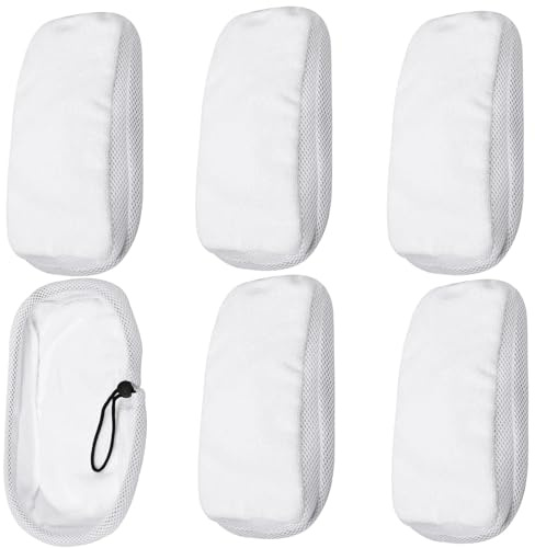 StarRing 2/4/6 PCS Steam Cleaner Mop Cloths For Morphy Richards For Steam Cleaners 720020,720021,720502, Washable Reusable Microfiber Pads Replacement kit, Efficient Cleaning Accessories (6 PCS)