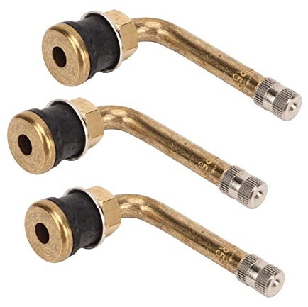 KIMISS Extensions de Tige de Valve à Double Roue-20 Pièces d'extension de Valve de Pneu en Cuivre pour Camions, Remorques, Camping-Cars-antirouille et Anti-Rayures