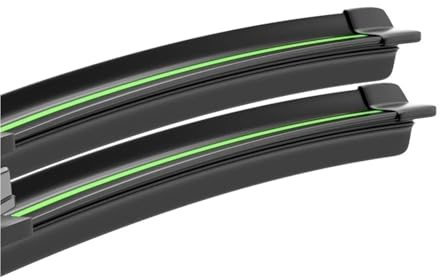 Wischblätter Scheibenwischerblätter 2 Stück Für VW UP 2011-2020 Scheibenwischer(Black-Green)